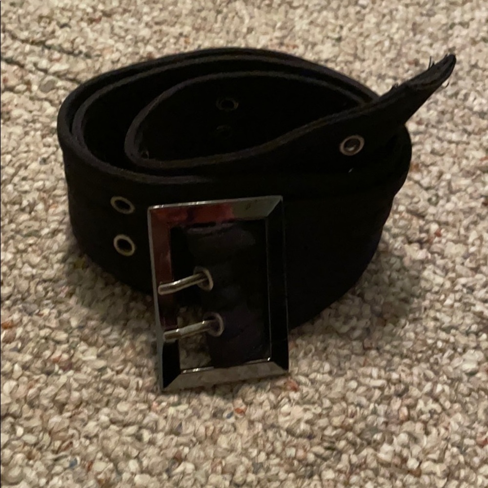 Black cloth belt